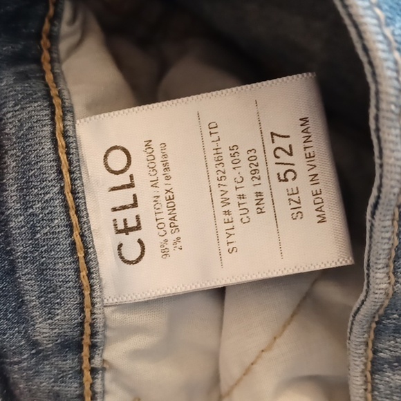 Cello distressed jeans Skinny high waist size 5 - Picture 6 of 6